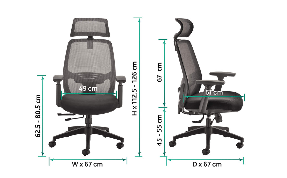 ActiveEase High Back Mesh Office Chair