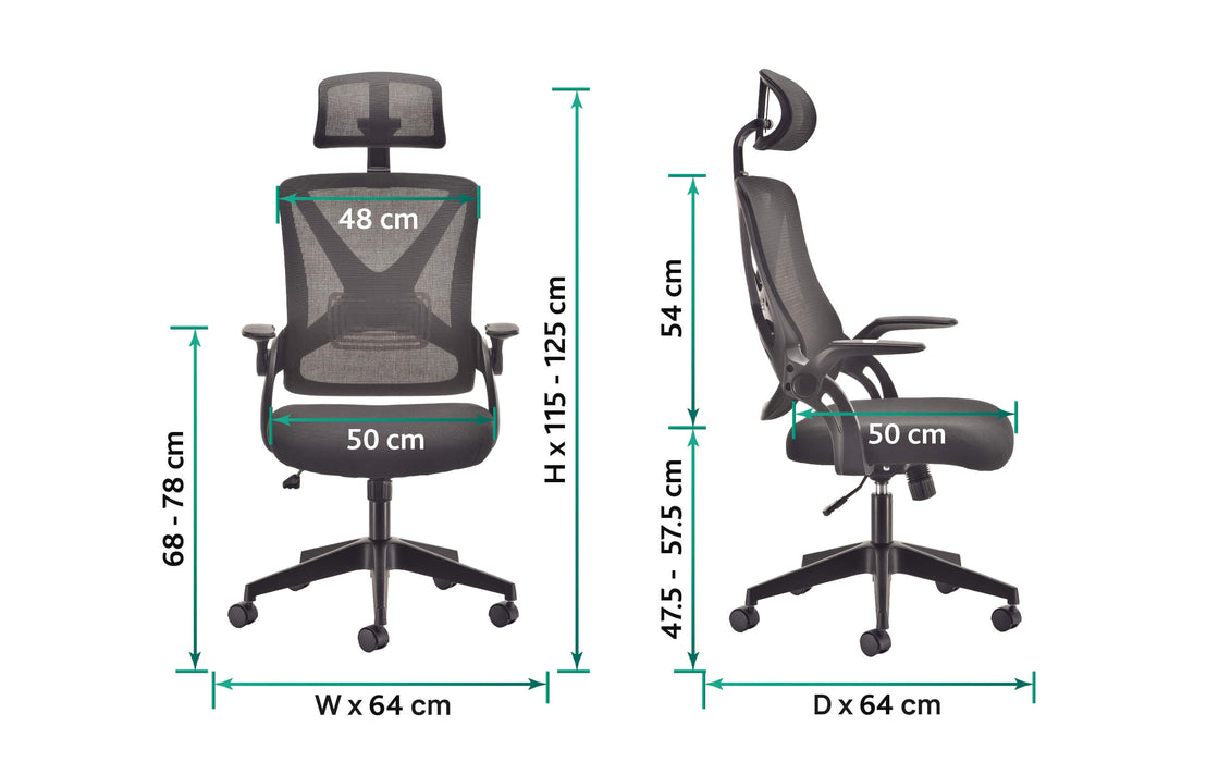 SitSmart High Back Mesh Office Chair