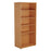 1800mm High Wooden Office Book Case BOOKCASES TC Group Beech 