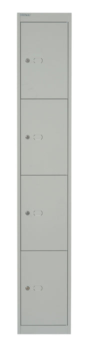 Bisley 4 Door Locker - Goose Grey Storage TC Group 