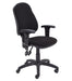 Calypso II Highback Operator Chair Office Chair, Fabric Office Chair TC Group Black Height Adjustable 