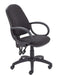 Calypso II Highback Operator Chair Office Chair, Fabric Office Chair TC Group Charcoal Fixed 