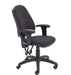 Calypso II Highback Operator Chair Office Chair, Fabric Office Chair TC Group Charcoal Height Adjustable 