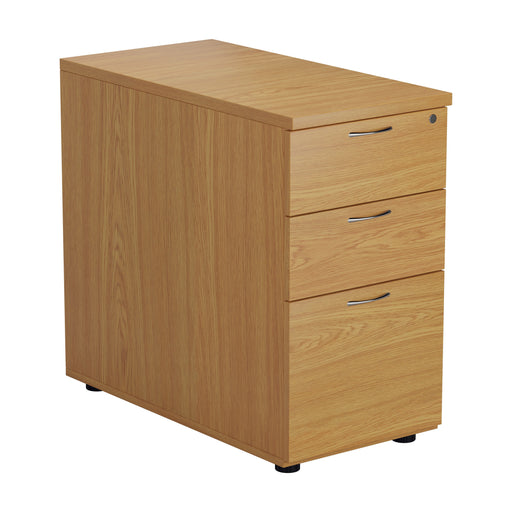 Desk High 3 Drawer Pedestal - 800mm Deep PEDESTALS TC Group Oak 