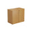 Essentials Oak Office Cupboard 730mm High CUPBOARDS TC Group Oak 