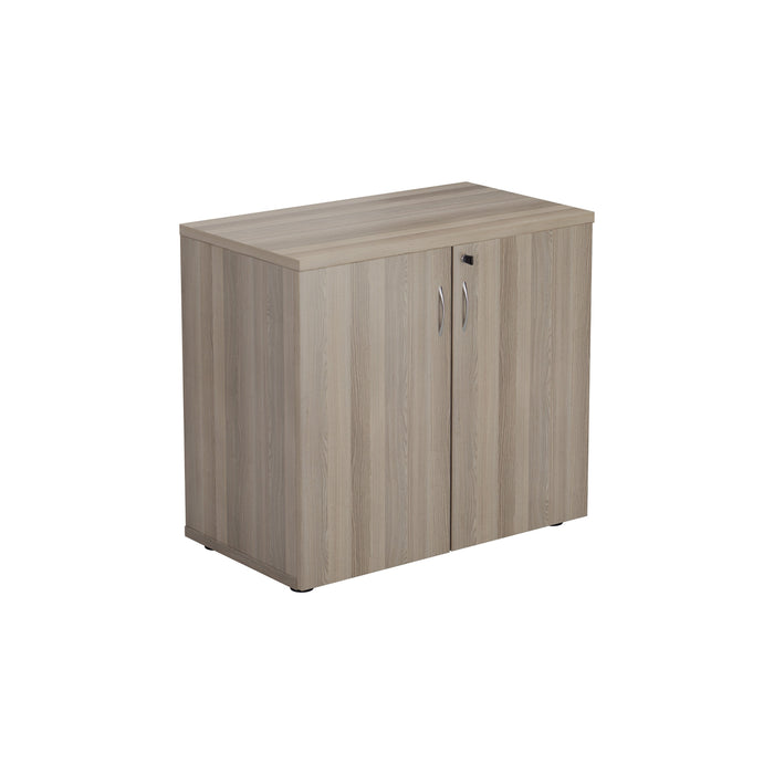 Essentials Wooden Cupboard 730mm High CUPBOARDS TC Group Grey Oak 