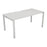 Express 1 person bench 1400mm x 800mm - Next Day Delivery BENCH TC Group White White 