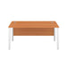 Goal Post Frame 800mm Deep Rectangular Beech Office Desk DESKING TC Group 1200mm x 800mm Beech White