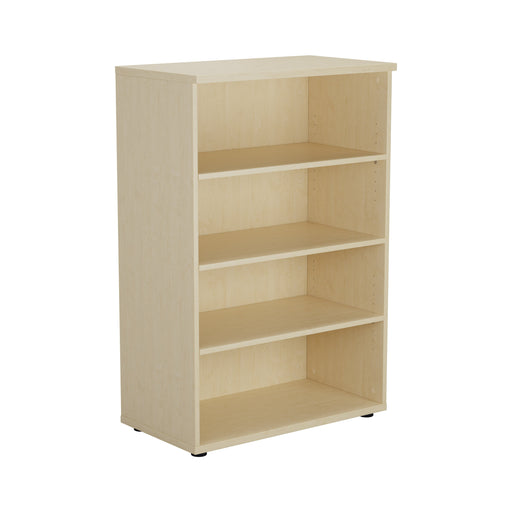 Office Bookcase 1200mm High Book Case - Beech BOOKCASES TC Group Maple 