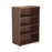 Office Bookcase 1200mm High Book Case - Beech BOOKCASES TC Group Walnut 