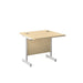 One Cantilever Rectangular Office Desk - 800mm Deep Rectangular Office Desks TC Group 