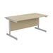 One Cantilever Rectangular Office Desk - 800mm Deep Rectangular Office Desks TC Group 