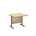 One Cantilever Rectangular Office Desk - 800mm Deep Rectangular Office Desks TC Group 