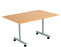 One Eighty Tilting Meeting Table 700mm Deep Tilting Meeting Tables TC Group Beech 1200mm x 700mm 