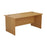 One Panel Next Day Delivery Rectangular Office Desks - 800mm Deep Rectangular Office Desks TC Group Oak 1200mm x 800mm 