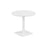 Pedestal base 800mm Table - Walnut/Black WORKSTATIONS TC Group White White 