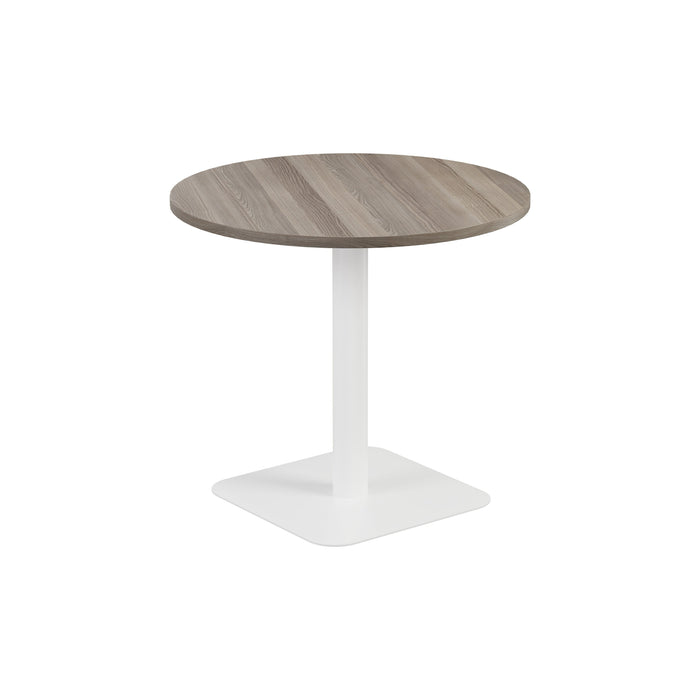 Pedestal base 800mm Table WORKSTATIONS TC Group Grey Oak White 