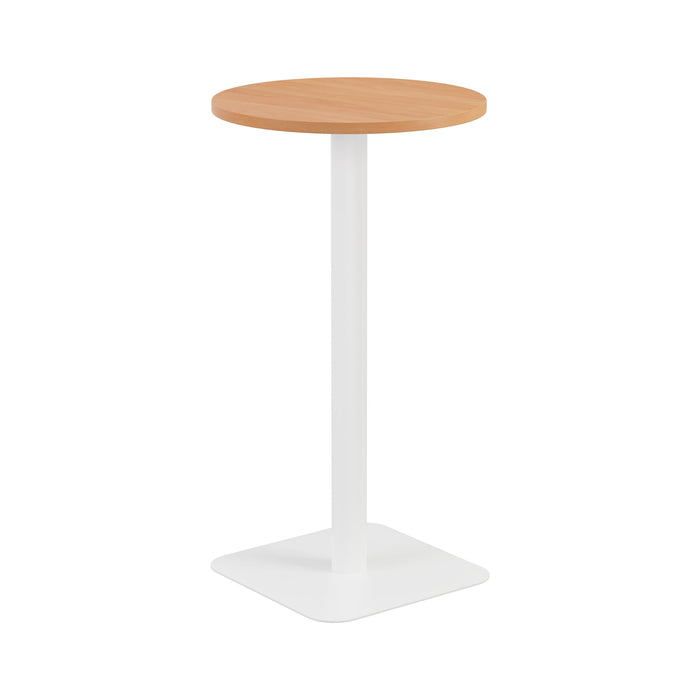 Pedestal base High Table 600mm Diameter WORKSTATIONS TC Group Beech White 