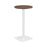 Pedestal base High Table 600mm Diameter WORKSTATIONS TC Group Walnut White 