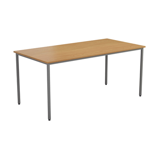 Rectangular Multipurpose Meeting table WORKSTATIONS TC Group Beech 1200mm x 800mm 