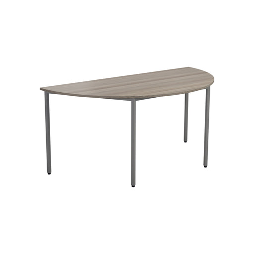 Semi-Circular Multipurpose Table WORKSTATIONS TC Group Grey Oak 