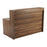 Simple Reception Desk 1660mm x 890mm - Walnut RECEPTION TC Group Walnut Walnut No