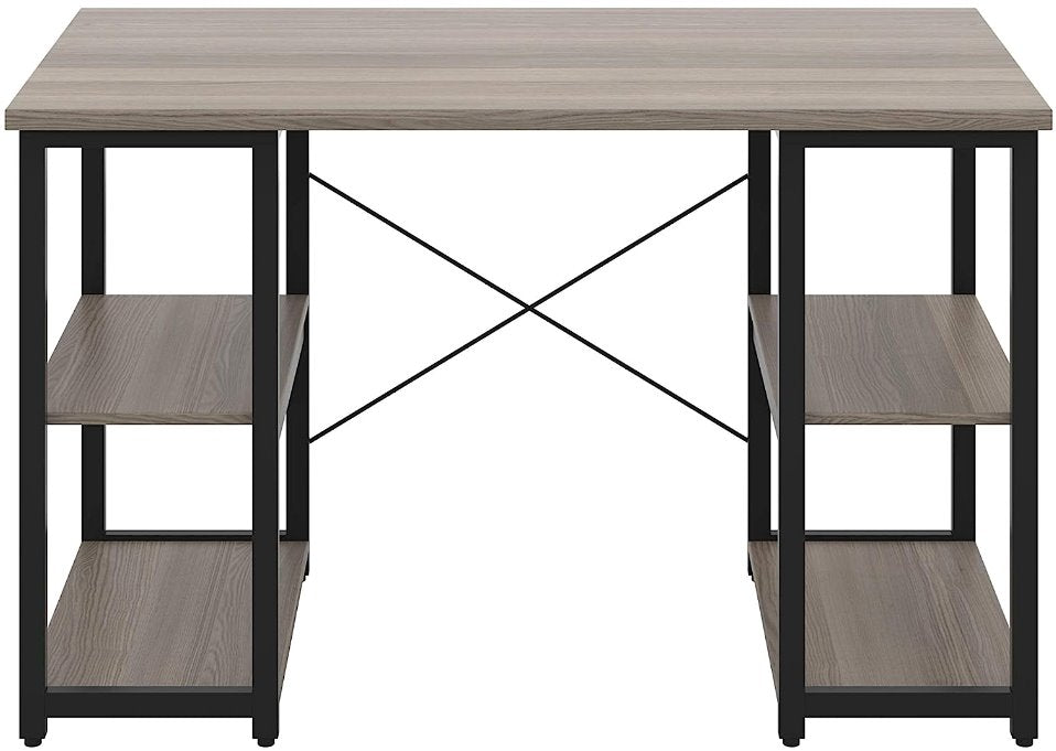 Small Home Office Desk Grey Oak Desking TC Group 