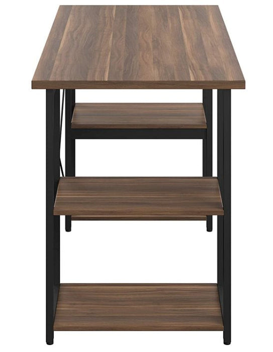 Small Home Office Desk Walnut Desking TC Group 