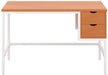 Small Study Desk Beech & White Frame Desking TC Group 