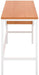 Small Study Desk Beech & White Frame Desking TC Group 