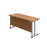 Start Next Day Delivery 600mm Deep Cantilever Office Desk Oak WORKSTATIONS TC Group 