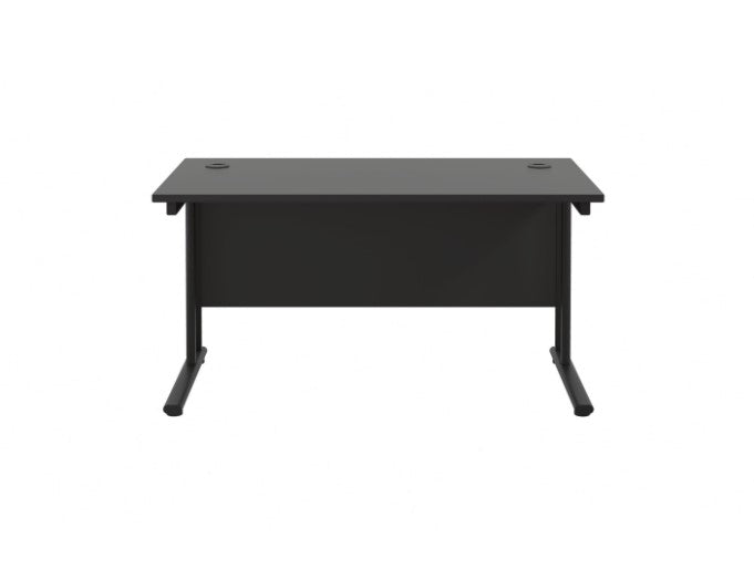 Start Next Day Delivery Black 800mm Deep Cantilever Office Desk Office Desk TC Group 