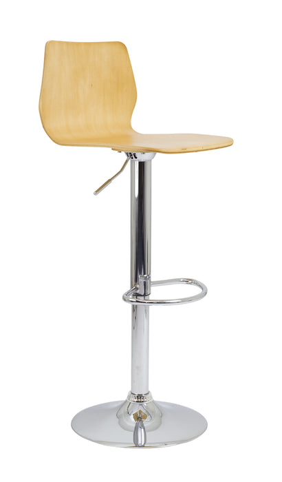 Stork Height Adjustable Bar Stool CAFE BISTRO TC Group Beech 