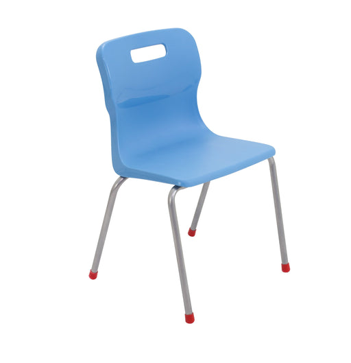 Titan 4 Leg Chair - Age 8-11 4 Leg TC Group Sky Blue 