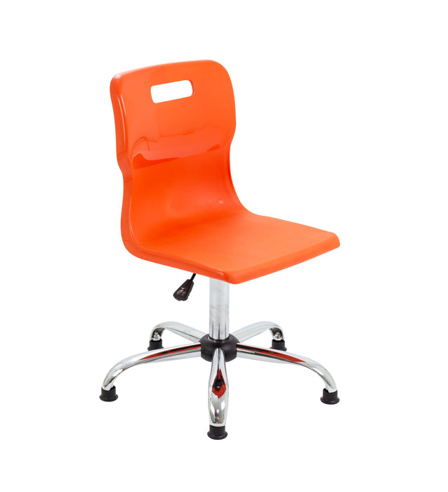 Titan Swivel Senior Chair Swivel TC Group Orange Glides 