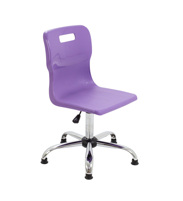 Titan Swivel Senior Chair Swivel TC Group Purple Glides 