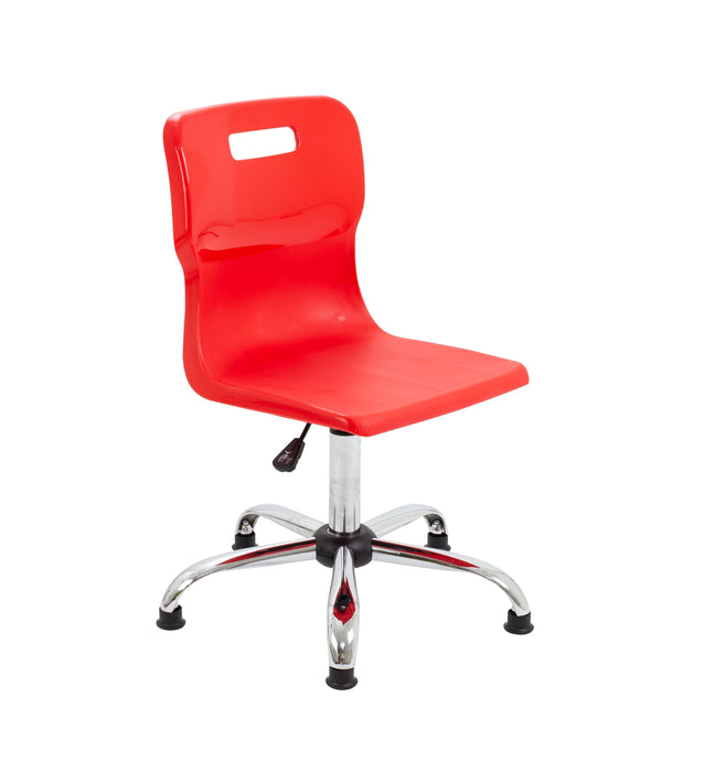 Titan Swivel Senior Chair Swivel TC Group Red Glides 