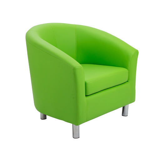 Vibrant Tub Armchair with Metal Feet SOFT SEATING & RECEP TC Group Light Green 