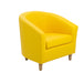 Vibrant Tub Armchair with Wooden Feet SOFT SEATING & RECEP TC Group 