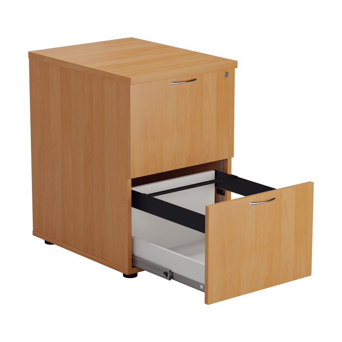 Wooden 2 Drawer Filing Cabinet - Walnut FILING TC Group 