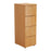 Wooden 4 Drawer Filing Cabinet FILING TC Group Beech 