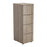 Wooden 4 Drawer Filing Cabinet FILING TC Group Grey Oak 