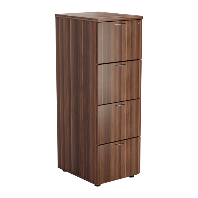 Wooden 4 Drawer Filing Cabinet FILING TC Group Walnut 